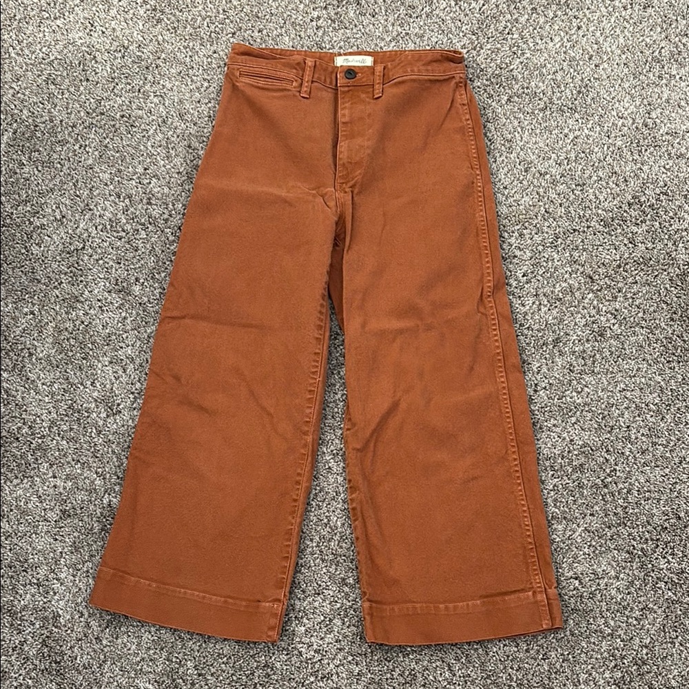 Madewell Terracotta Trousers